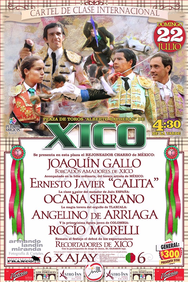 Rejoneador Charro, Joaquin Gallo, 2018 Xico Veracruz